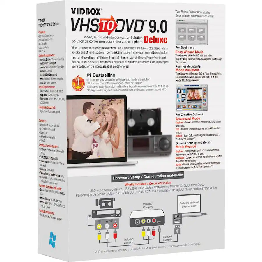 VIDBOX | VHS to DVD 9.0 Deluxe - Windows