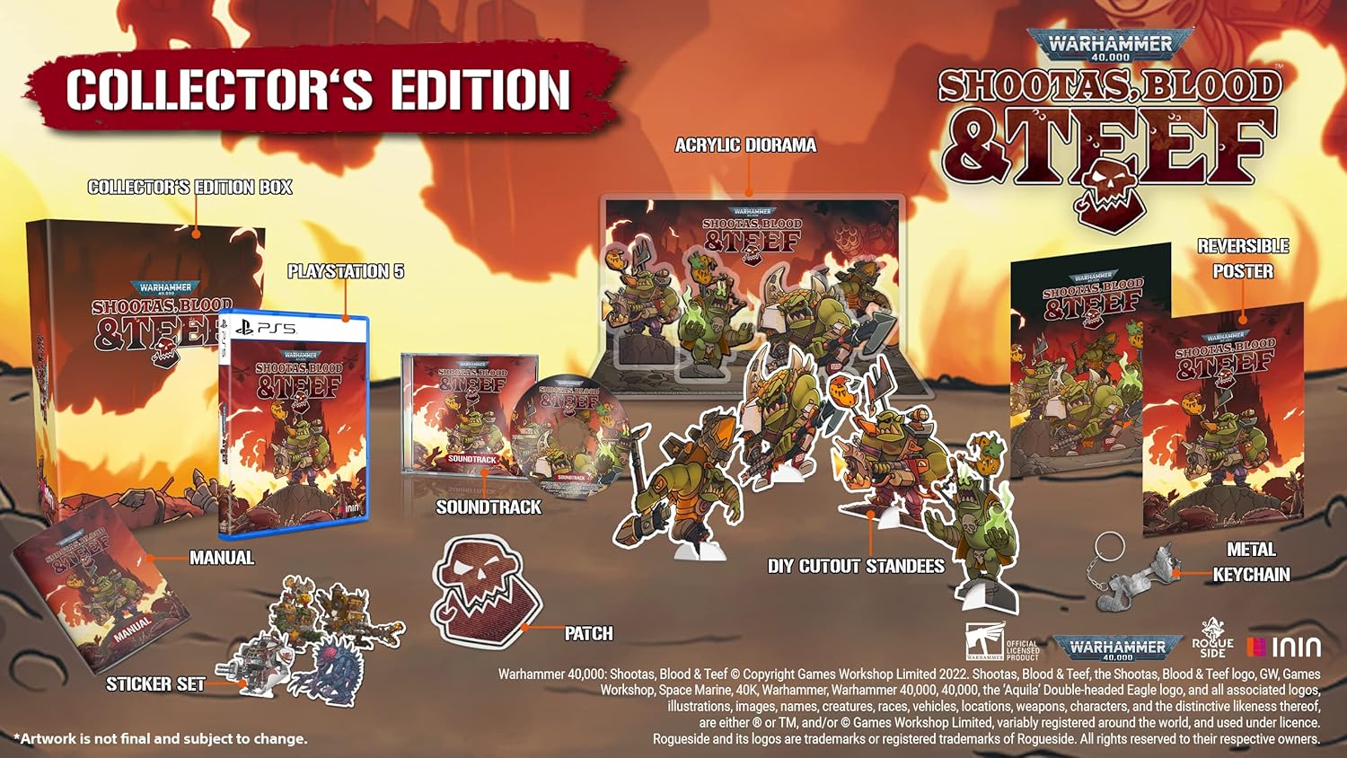 Limited Collector's Edition | Warhammer 40,000: Shootas, Blood and Teef | PlayStation 5