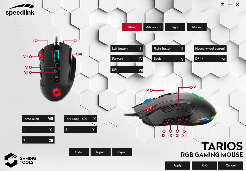 Speedlink TARIOS RGB Gaming Mouse