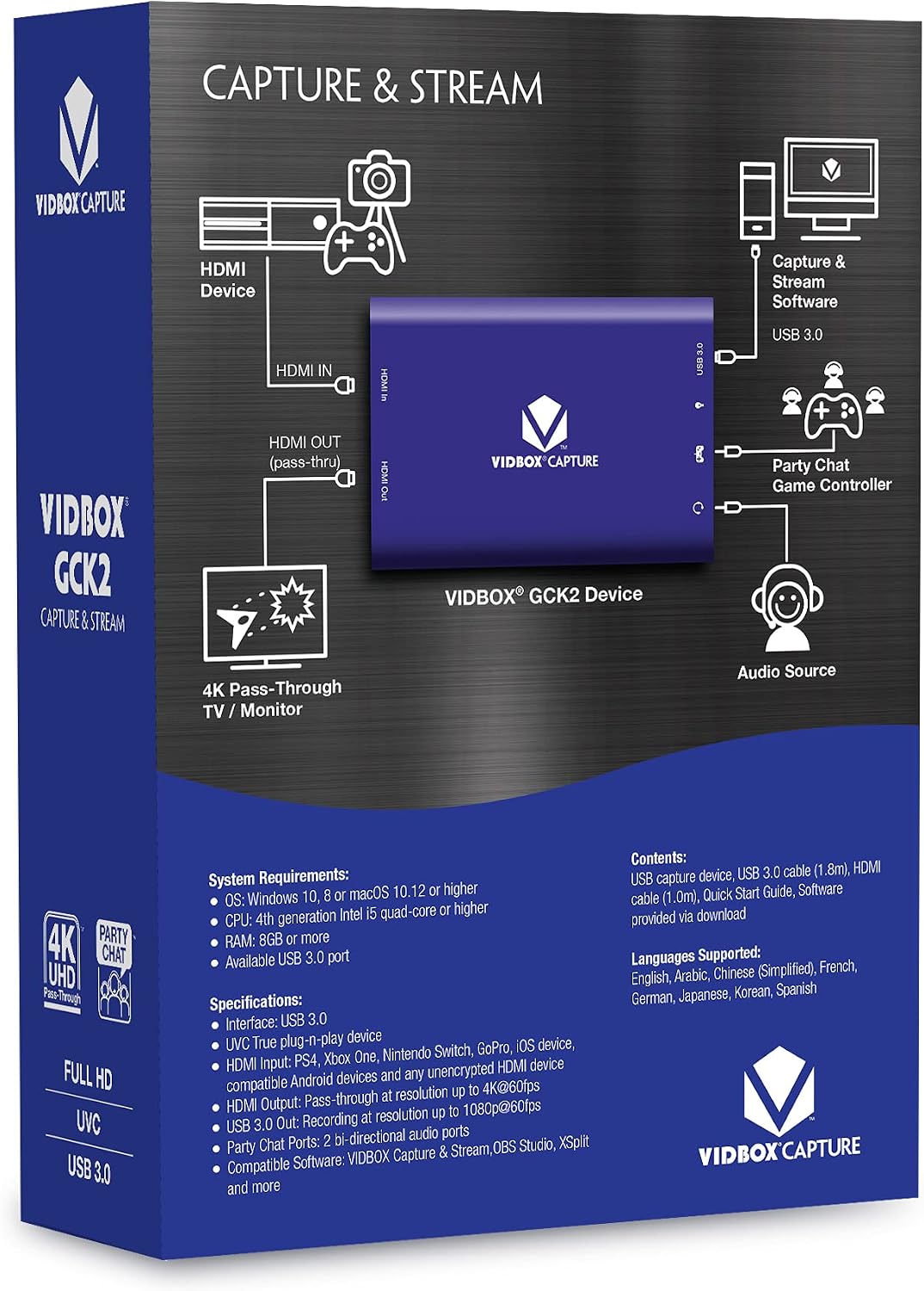 VIDBOX | GCK2 Capture and Live Stream